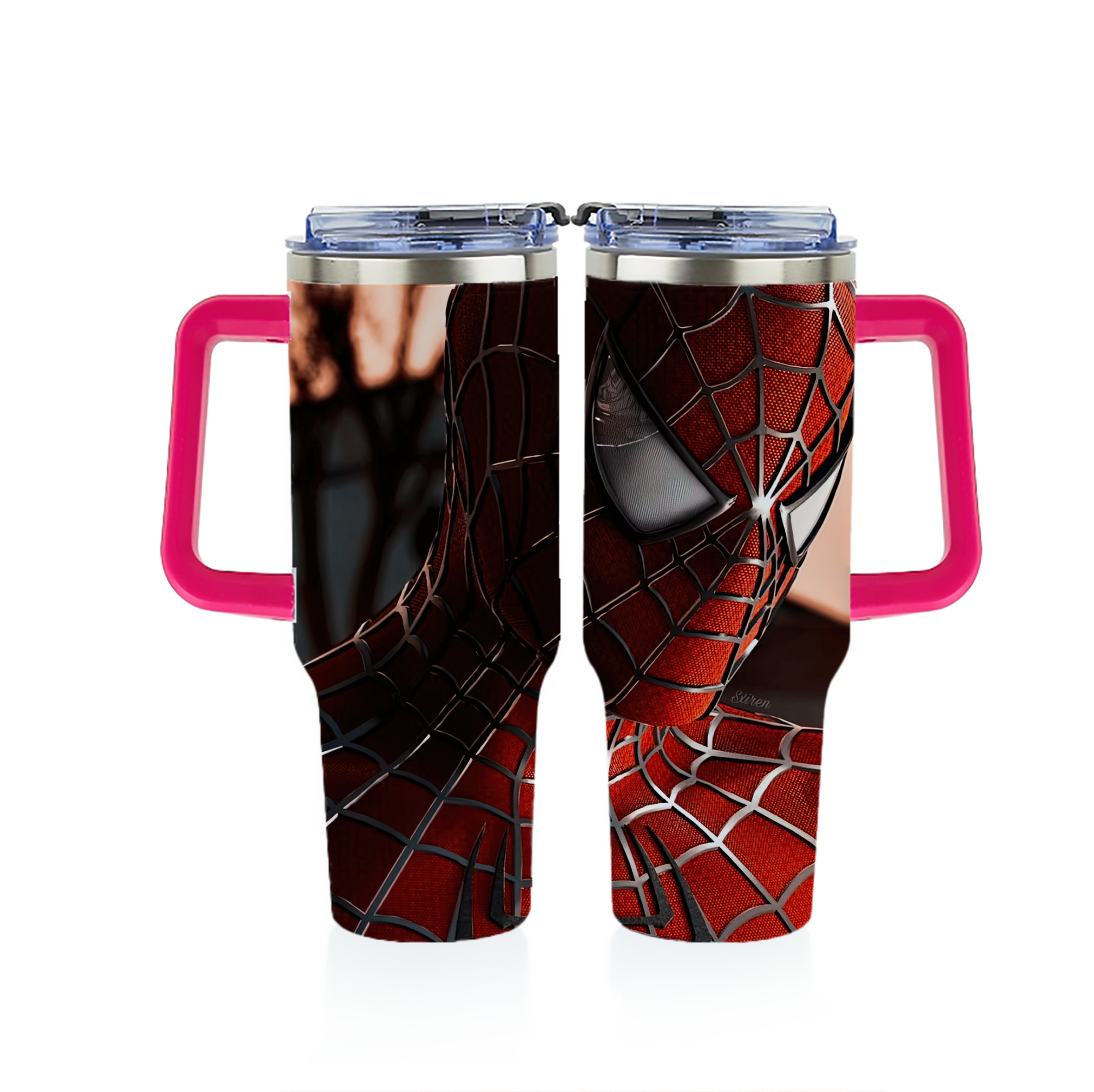 （画像用） Spider Man スパイダーマン 1200ｍLフルプリント車用タンブラー